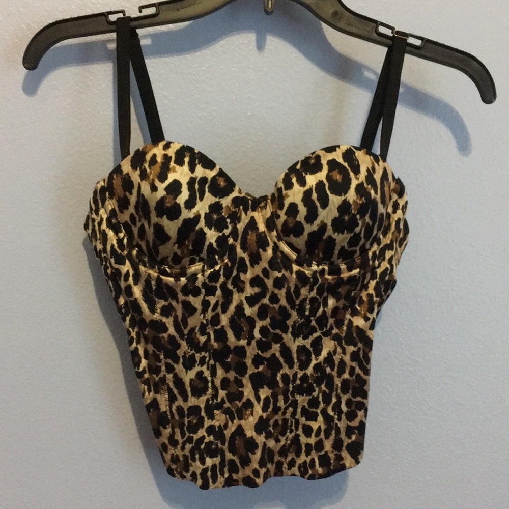 Victoria’s Secret leopard Bustier